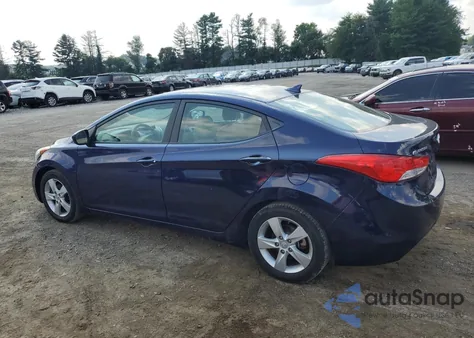 2013 Hyundai Elantra Gls z USA, uszkodzony, nr VIN 5NPDH4AE2DH231101